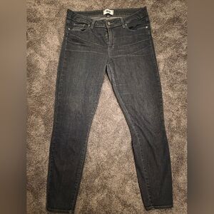 PAIGE Dark Gray Skinny Jeans